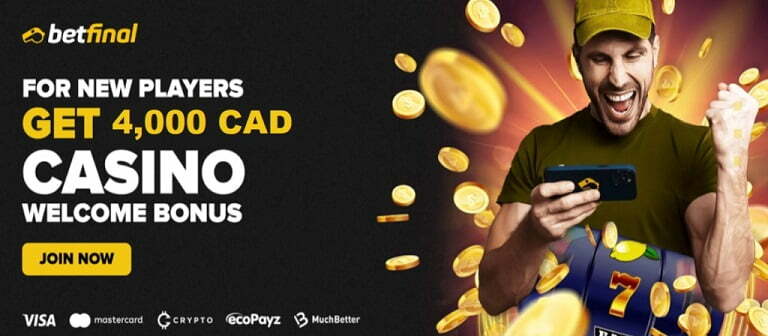 Betfinal Casino Welcome Package 4000 CAD